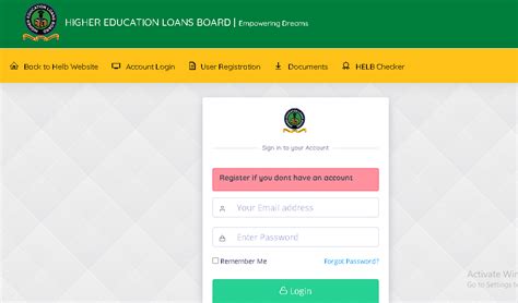 helb student loan portal